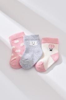  Kız Bebek Çorap Pembe