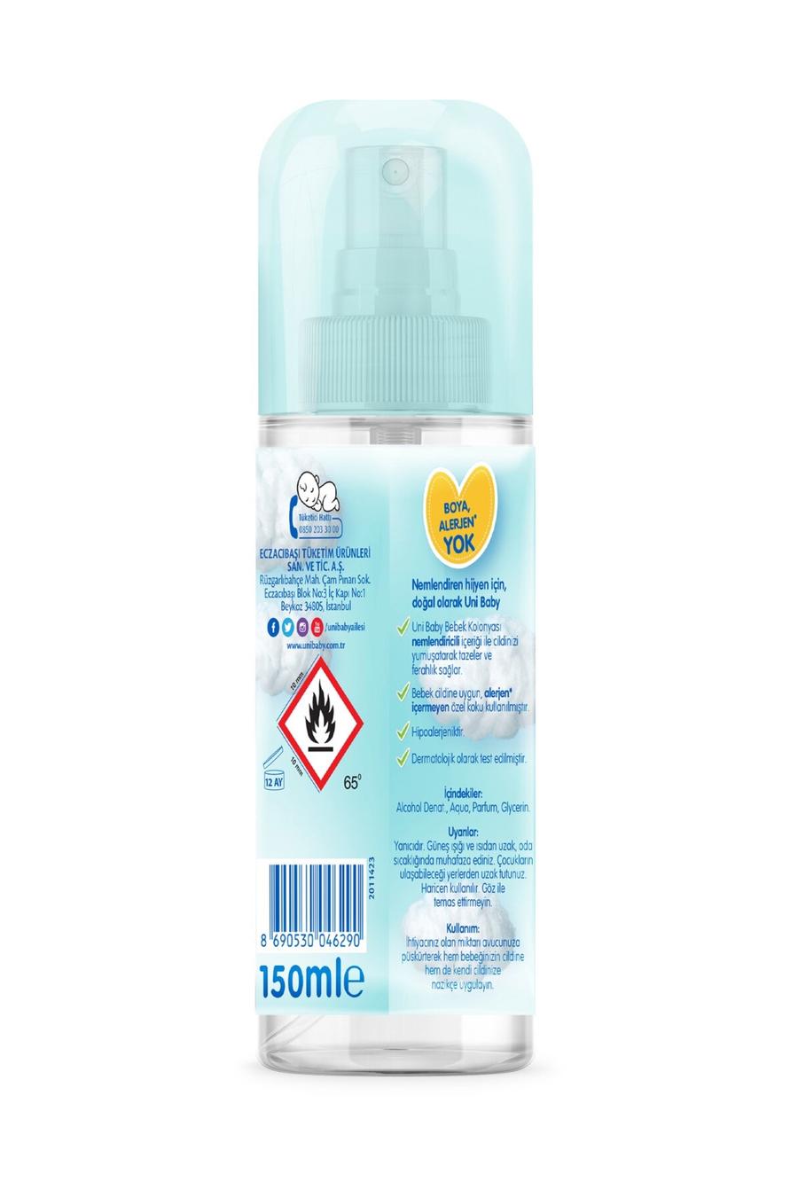  Bebek Kolonyası Çiçeksi Kokular 150 Ml