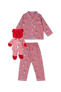  Unisex Çocuk Pijama Set