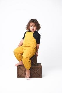  Unisex Çocuk Yağmur Tulumu Sarı