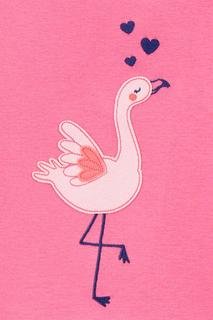 Kız Bebek Flamingo Desenli Pijama Seti 4'lü Paket