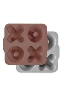  Silikon Muffin Kalıbı 16,4x18,8x4,5 cm Woody Brown / Powder Grey -