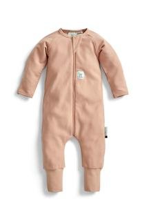  Kız Bebek Organik Pamuklu Pijama Tulum (1.0 TOG) Somon