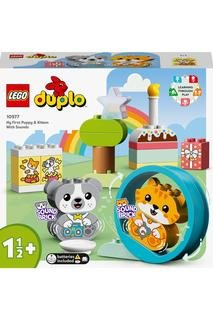  LEGO® DUPLO® Sesli İlk Yavru Köpeğim ve Yavru Kedim 10977 - 18 Ay ve Üzeri Çocuklar için Evcil Hayva