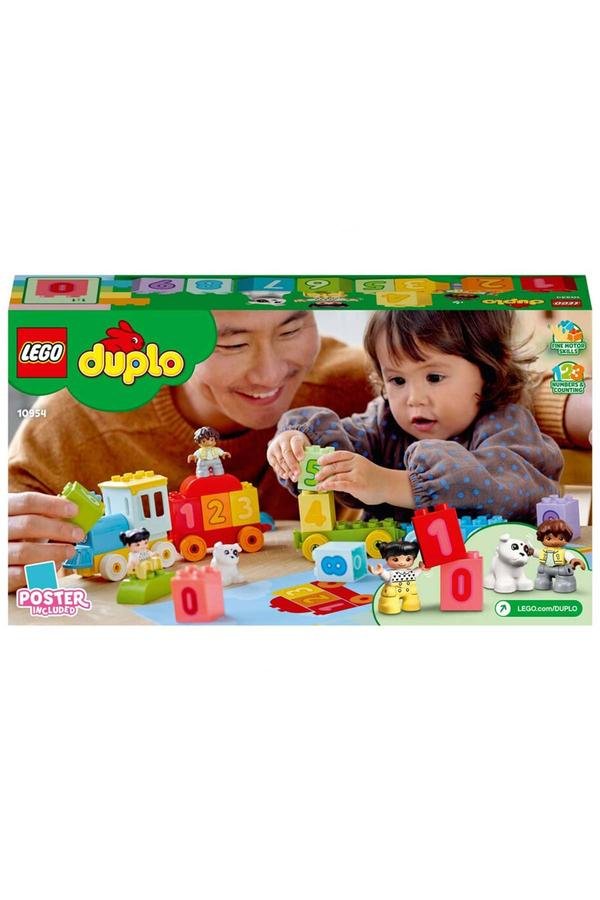  LEGO® DUPLO® İlk Sayı Treni - Saymayı Öğren 10954 Yapım Oyuncağı; Küçük Çocukları Sayılar ve Sayma i