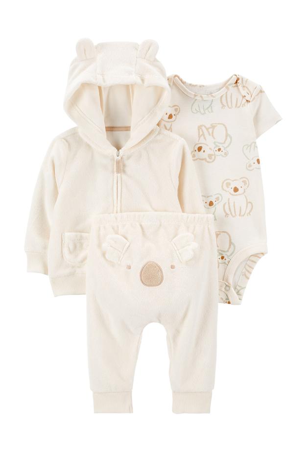 Bebek 3&#39;lü Hırkalı Set