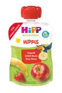  Organik Elma Püresi Kavanoz Mama 100 gr Çilekli Muzlu