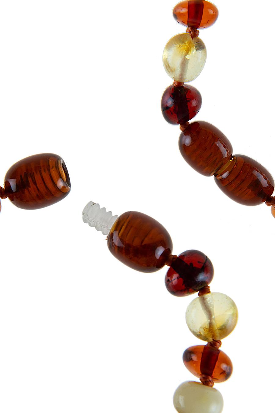  Kehribar Bebek Bilekliği Multicolor