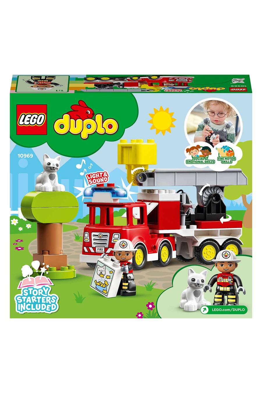  LEGO® DUPLO® Kurtarma İtfaiye Kamyonu 10969 Yapım Oyuncağı (21 Parça)