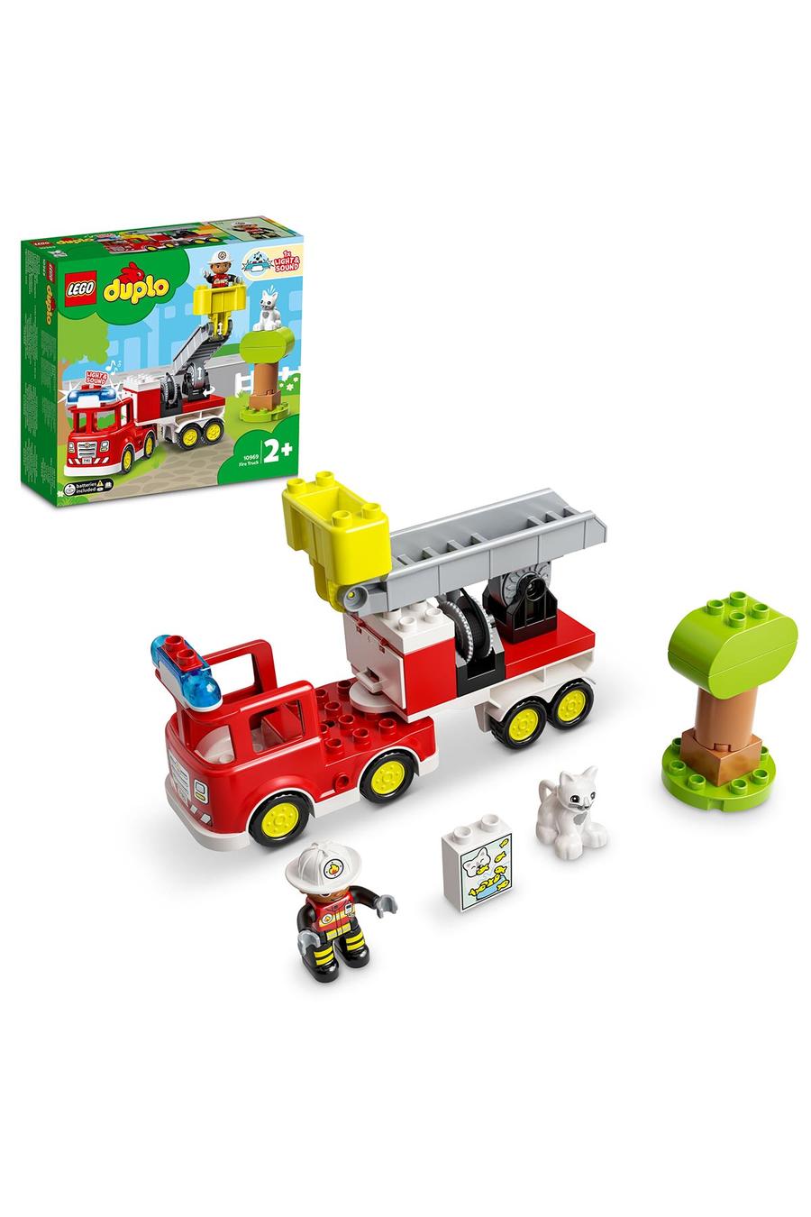  LEGO® DUPLO® Kurtarma İtfaiye Kamyonu 10969 Yapım Oyuncağı (21 Parça)