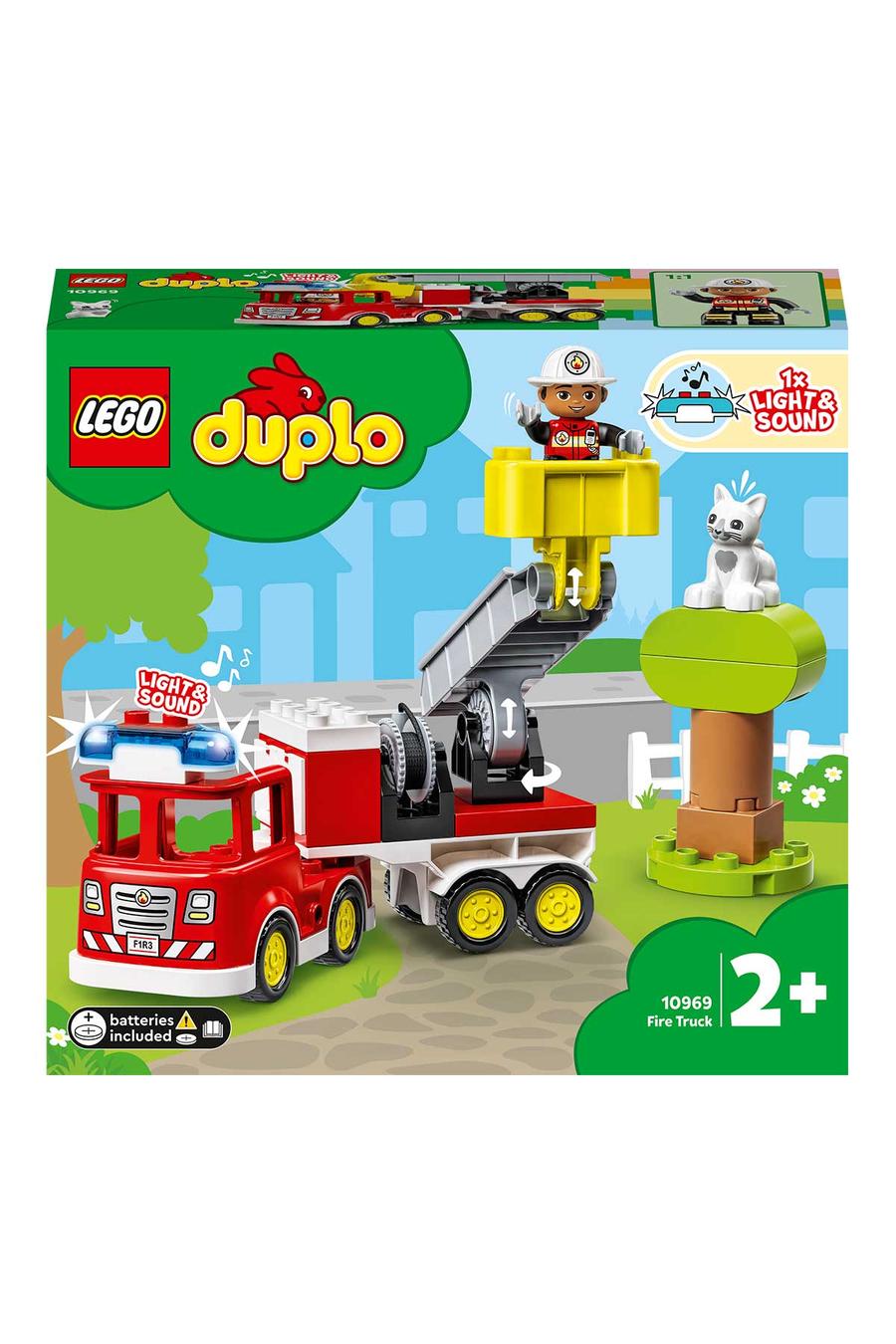  LEGO® DUPLO® Kurtarma İtfaiye Kamyonu 10969 Yapım Oyuncağı (21 Parça)
