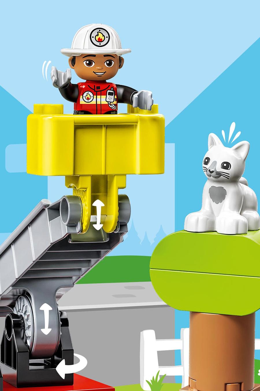  LEGO® DUPLO® Kurtarma İtfaiye Kamyonu 10969 Yapım Oyuncağı (21 Parça)
