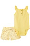  Kız Bebek Body Pantolon Set 2'li Paket