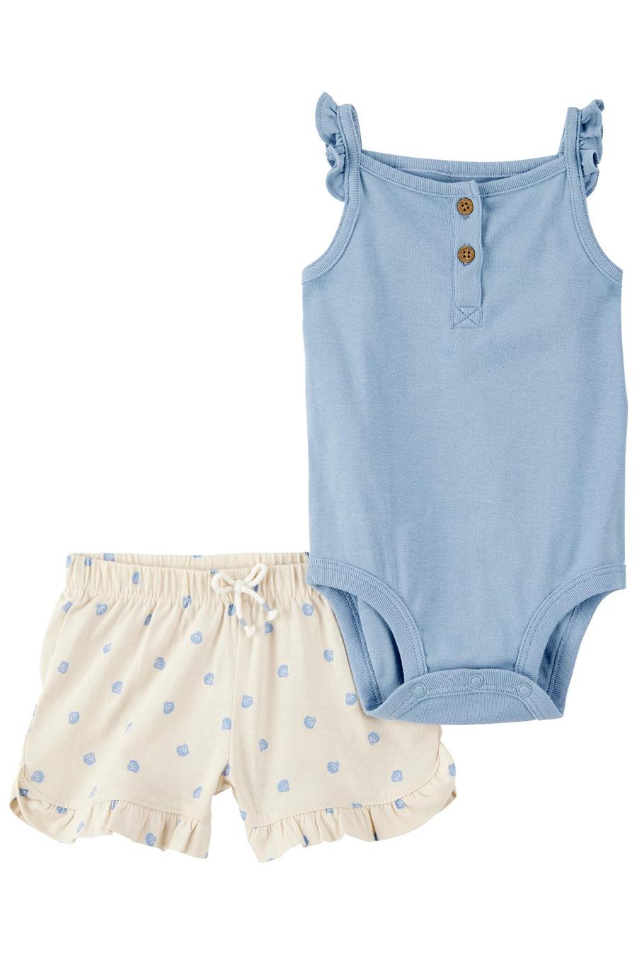  Kız Bebek Body Pantolon Set 2'li Paket