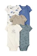 Erkek Bebek Kısa Kollu Body 5'li Paket 197233003608 | Carter’s