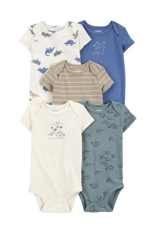 Erkek Bebek Kısa Kollu Body 5'li Paket 197233003608 | Carter’s