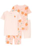  Kız Çocuk Pijama Set 4'lü Paket