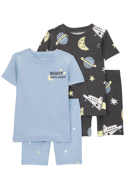 Küçük Erkek Çocuk Pijama Set 4'lü Paket 195862946433 | Carter’s