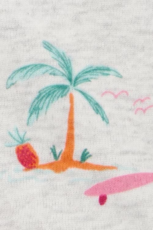  Küçük Kız Çocuk Pijama Set 4'lü Paket