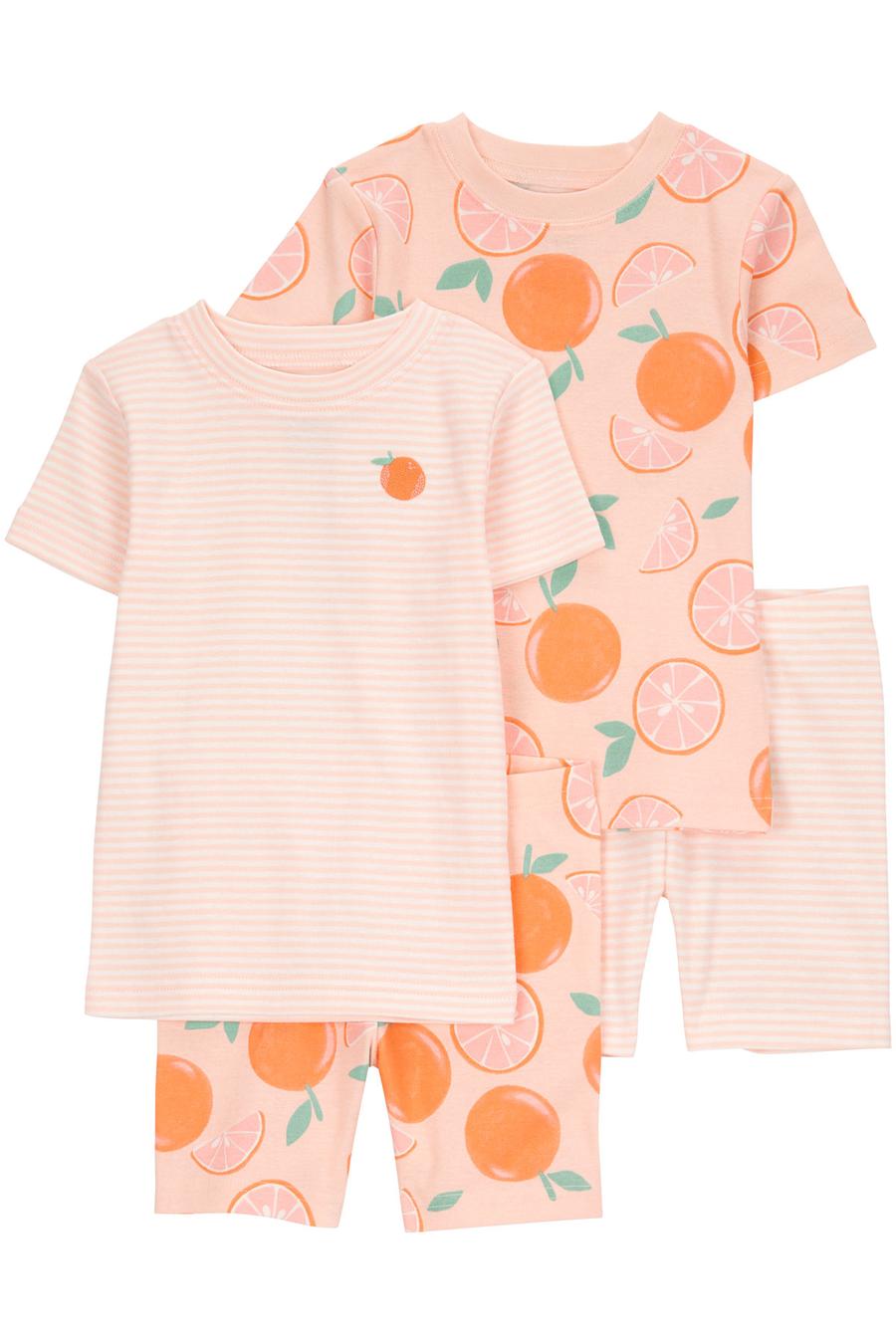  Kız Bebek Pijama Set 4'lü Paket