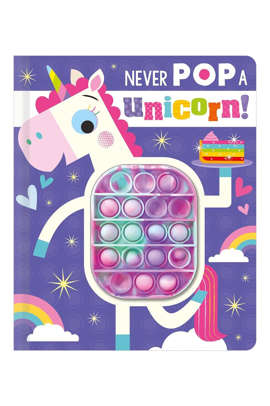  Never Touch Never Pop Hardback İngilizce Oyunlu Kitap 12 Sayfa Unicorn!