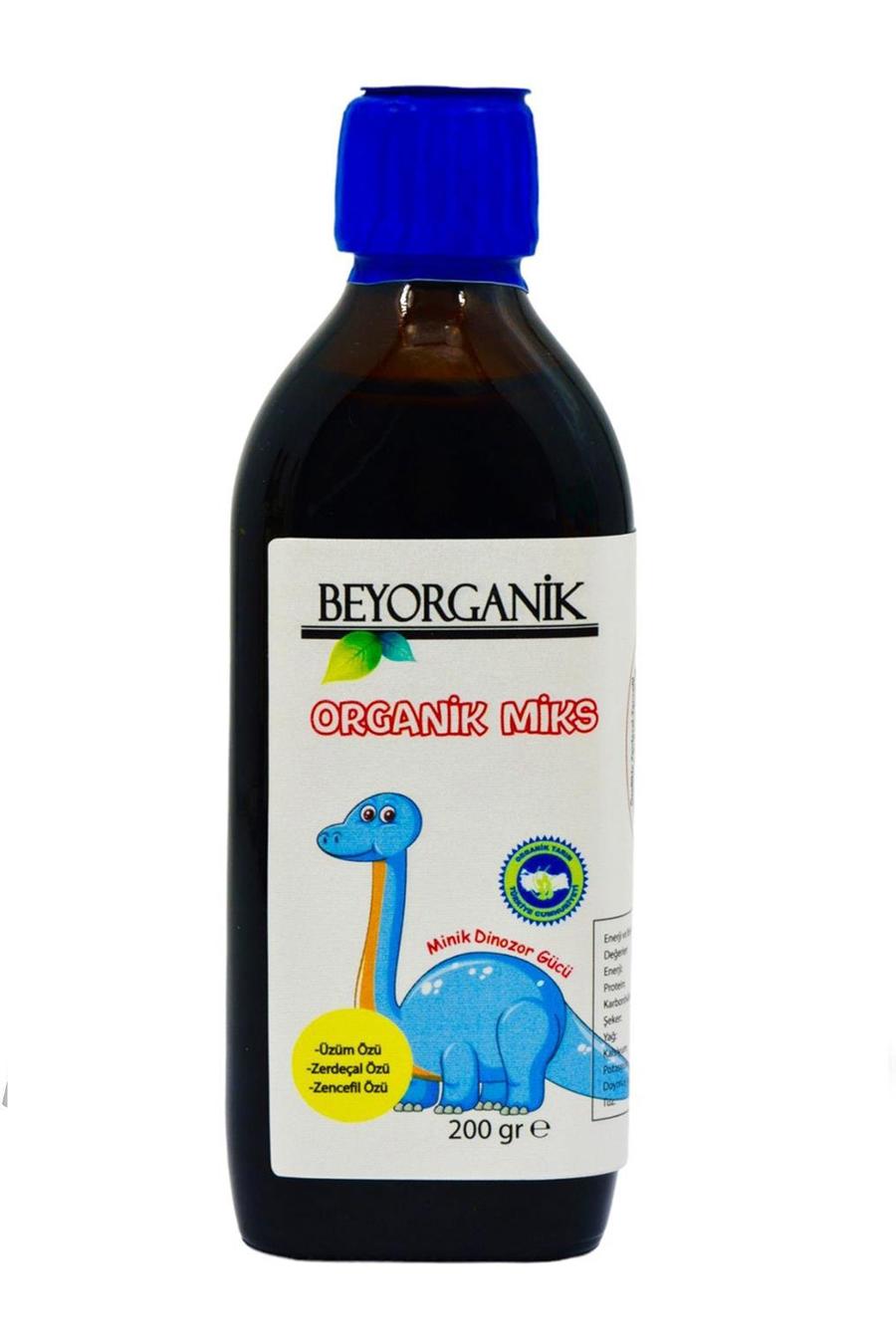  Organik Miks Minik Dinozor Gücü +1 Yaş Şurup 200 Ml