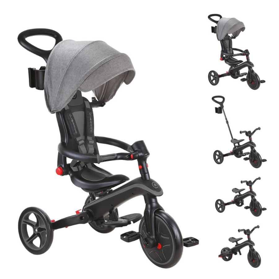  Explorer 4in1 Katlanabilir Bisiklet - Siyah/Gri